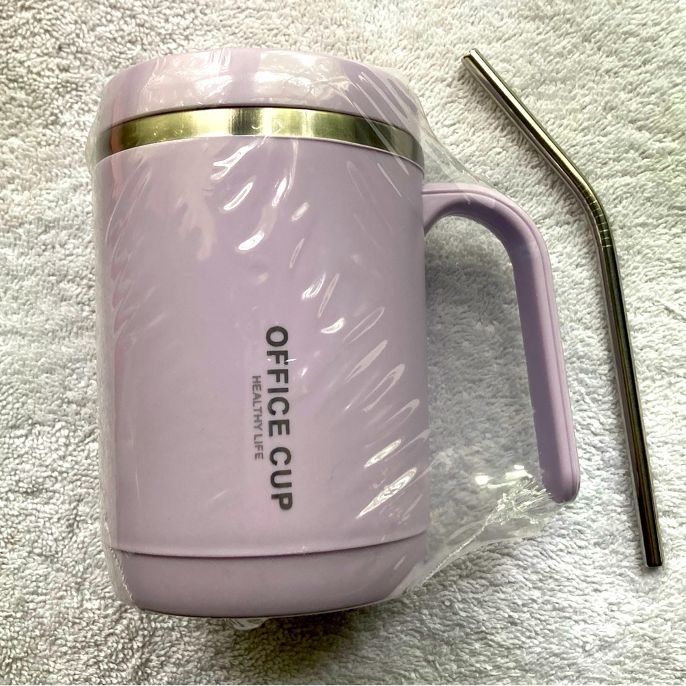 Taza térmica para café Nueva color lila 500ml - 16.9 oz